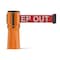 Montour Line Retractable Belt Barrier Cone Mount Orange Case 9ft. RDang.Belt CP100-OR-DANGERW-90 - alternate 1
